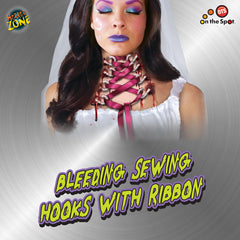 Bleeding Sewing Hooks With Ribbon Make-up | Cosmetic
