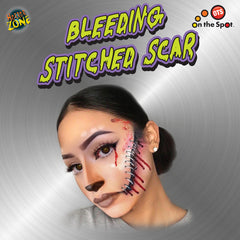 Bleeding Stitched Scar Make-up | Cosmetic