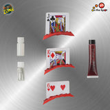 Bleeding Poker Cards Make-up | Cosmetic