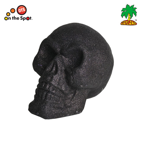 Big Angry face Glitter skull