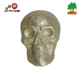 Gold Glitter Skull