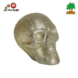 Gold Glitter Skull