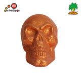 Big Angry face Glitter skull