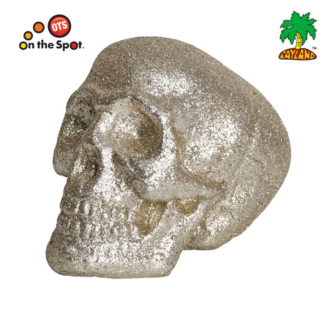 Giant Glitter Skull
