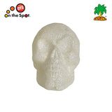 Big Angry face Glitter skull