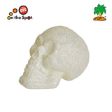 Big Angry face Glitter skull