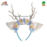 Flower Deer Headband