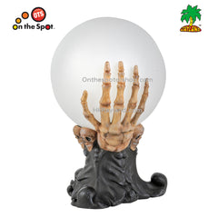 Crystal Ball On Skeleton Hand